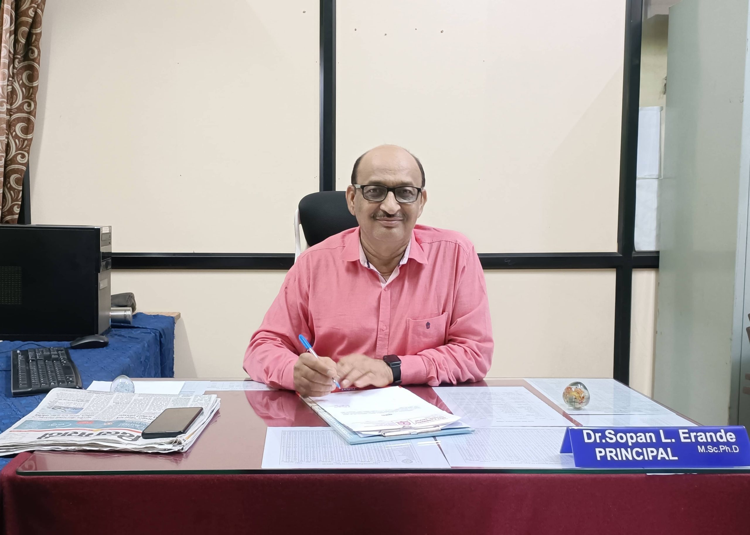 Principals Desk – Maratha Vidya Prasarak Samaj's Arts & Commerce College